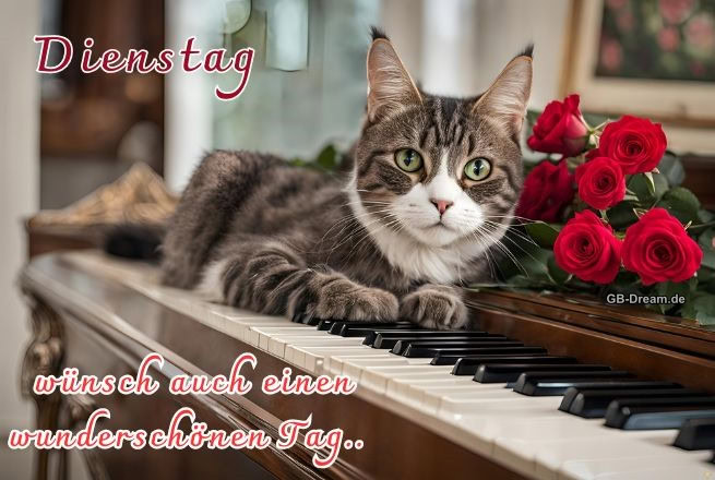 Dienstag, wünsch auch einen wunderschönen Tag.