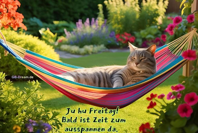 Juchu Freitag!<br />
Bald ist Zeit zum ausspannen da.