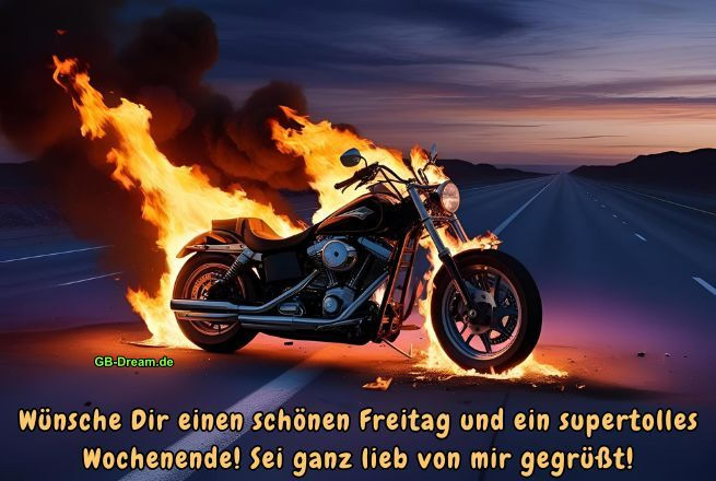 Wünsche Dir einen schönen Freitag und ein supertolles Wochenende! Sei ganz lieb von mir gegrüßt!