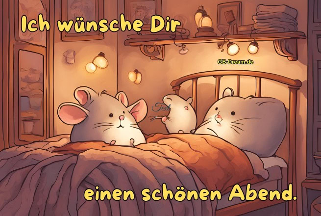 Ich wünsche Dir einen schönen Abend.