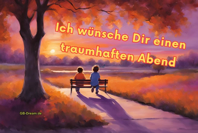 Ich wünsche Dir einen traumhaften Abend.