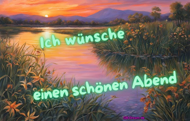 Ich wünsche einen schönen Abend.
