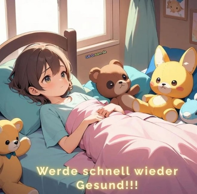 Werd schnell wieder Gesund!