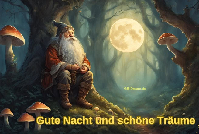 Gute Nacht und schöne Träume