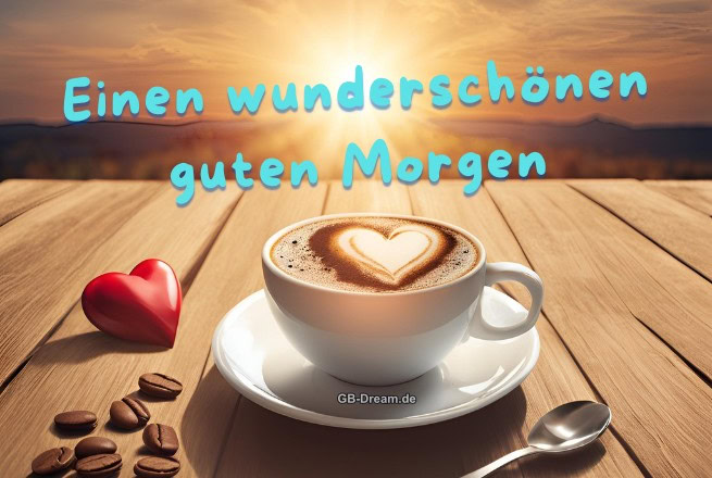 Einen wunderschönen guten Morgen.