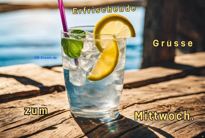 Erfrischende Grüße zum Mittwoch