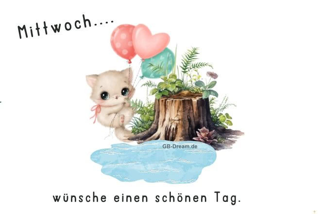 Mittwoch, wünsche einen schönen Tag.