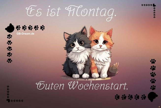 Es ist Montag. Guten Wochenstart.