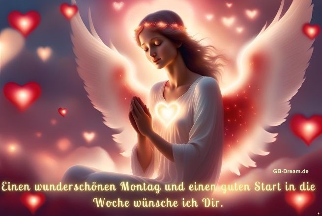 Einen wunderschönen Montag und einen guten Start in die Woche wünsche ich Dir.