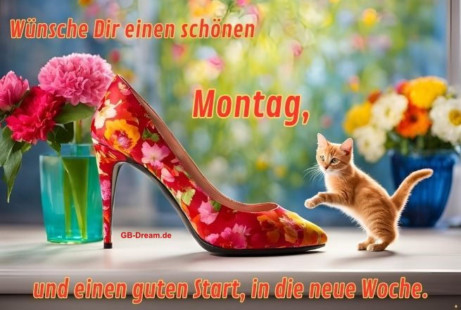 Wünsche Dir einen schönen Montag, und einen guten Start in die neue Woche.