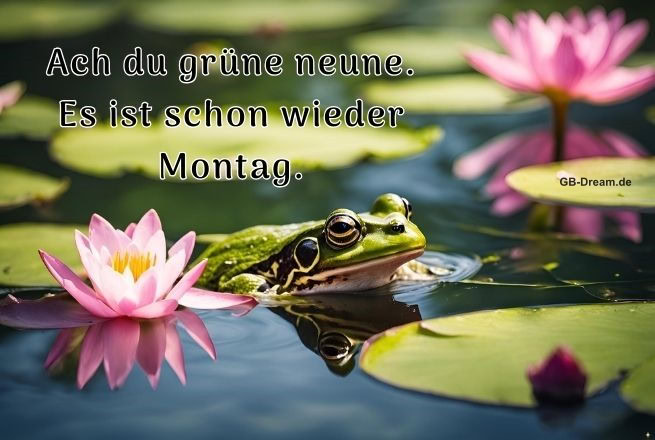 Ach du grüneneune. Es ist schon wieder Montag.