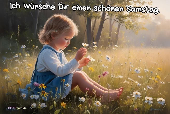 Ich wünsche Dir einen schönen Samstag.