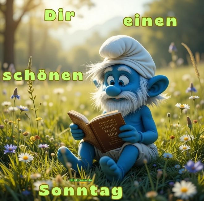 Dir einen schönen Sonntag.