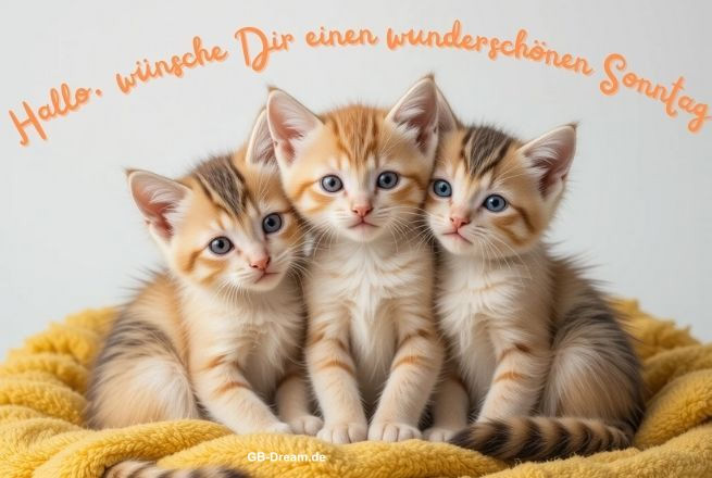 Hallo, wünsche Dir einen wunderschönen Sonntag