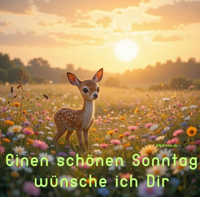 Einen schönen Sonntag wünsche ich Dir!