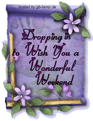 Droping in wish you a wonderful weekend!