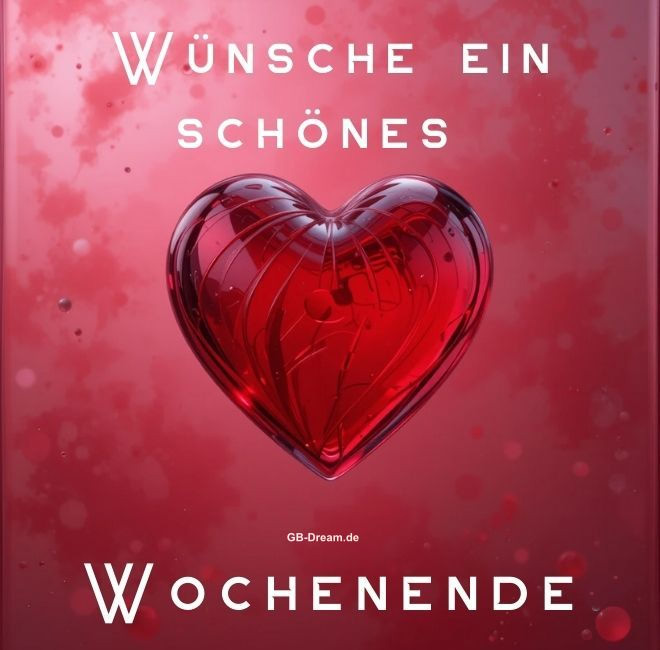Wünsche ein schönes Wochenende.