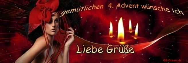 Gemütlichen 4.Advent wünsche ich, liebe Grüße.