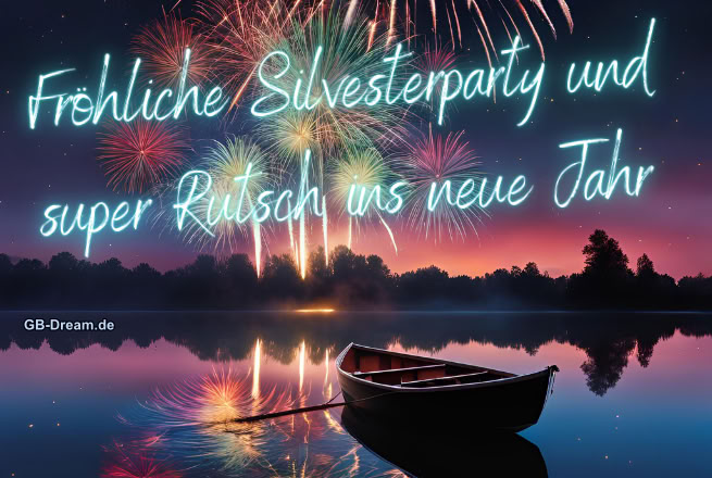 Fröhliche Silvesterparty und super Rutsch ins neue Jahr.
