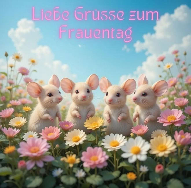 Liebe Grüssse zum Frauentag