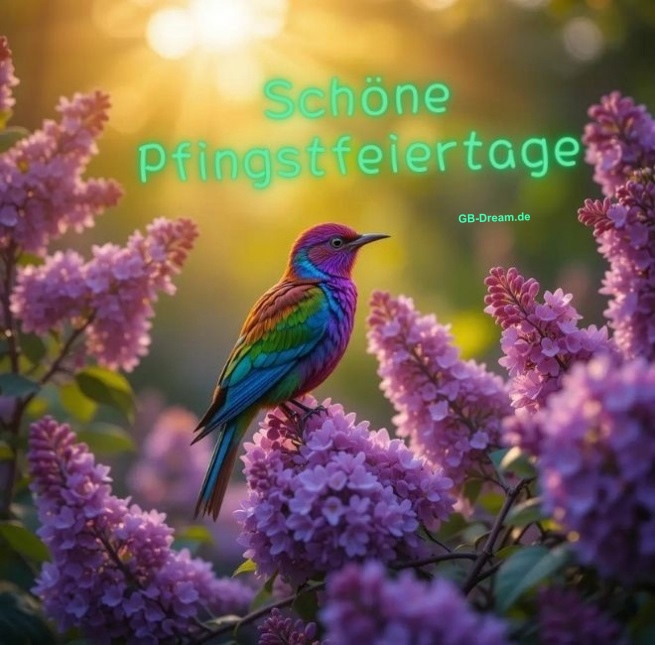 Schöne Pfingstfeiertage.