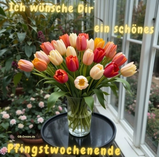 Ich wünsche Dir ein schönes Pfingstwochenende!