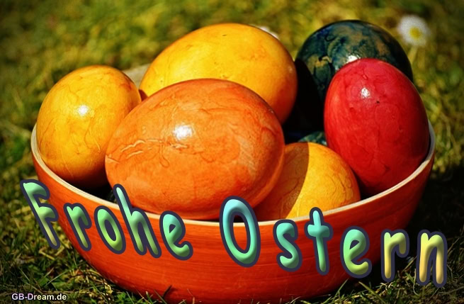 Frohe Ostern Ostereier Spruch