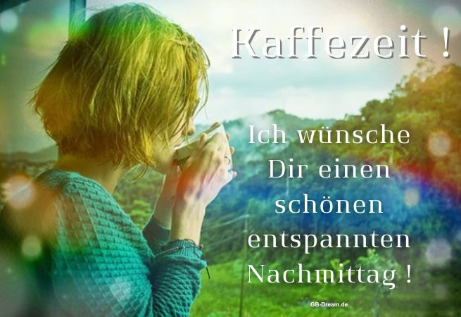 Kaffeezeit, ich wünsche Dir einen schönen enspannten Nachmittag!