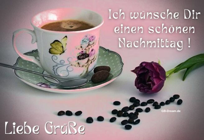 Ich wünsche Dir einen schönen Nachmittag! Liebe Grüsse!