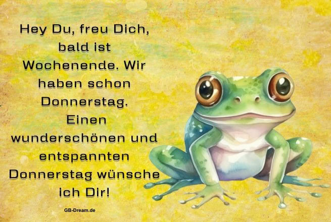 Donnerstags Gruss