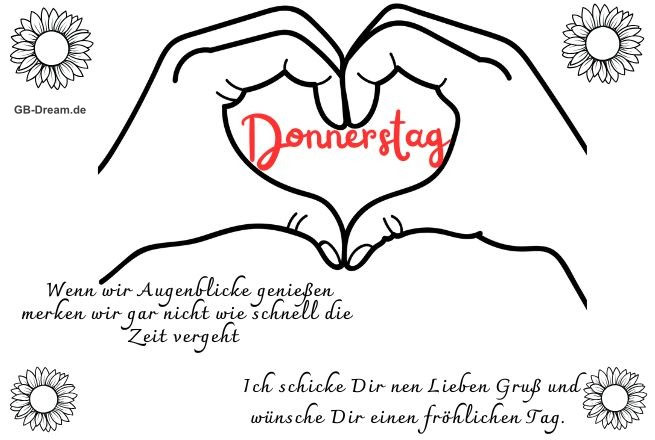 Donnerstags Spruch