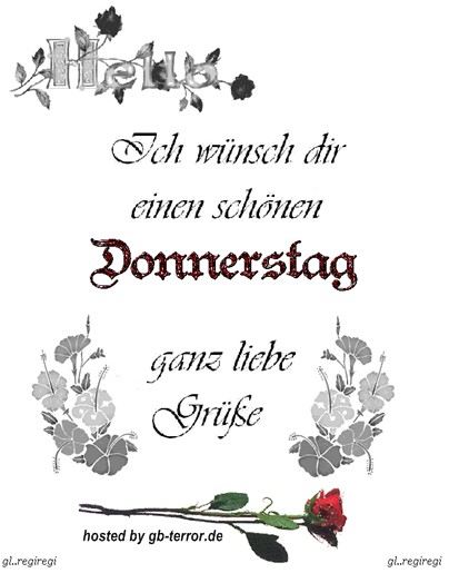 Donnerstagsgruesse GB Pic