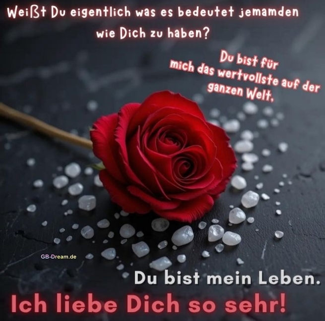 Ich liebe Dich Liebesspruch