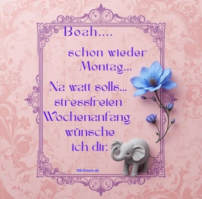 Monzag - Wochenanfang