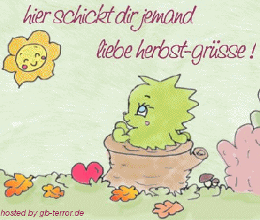 Herbstgruesse Gaestebuch Bild